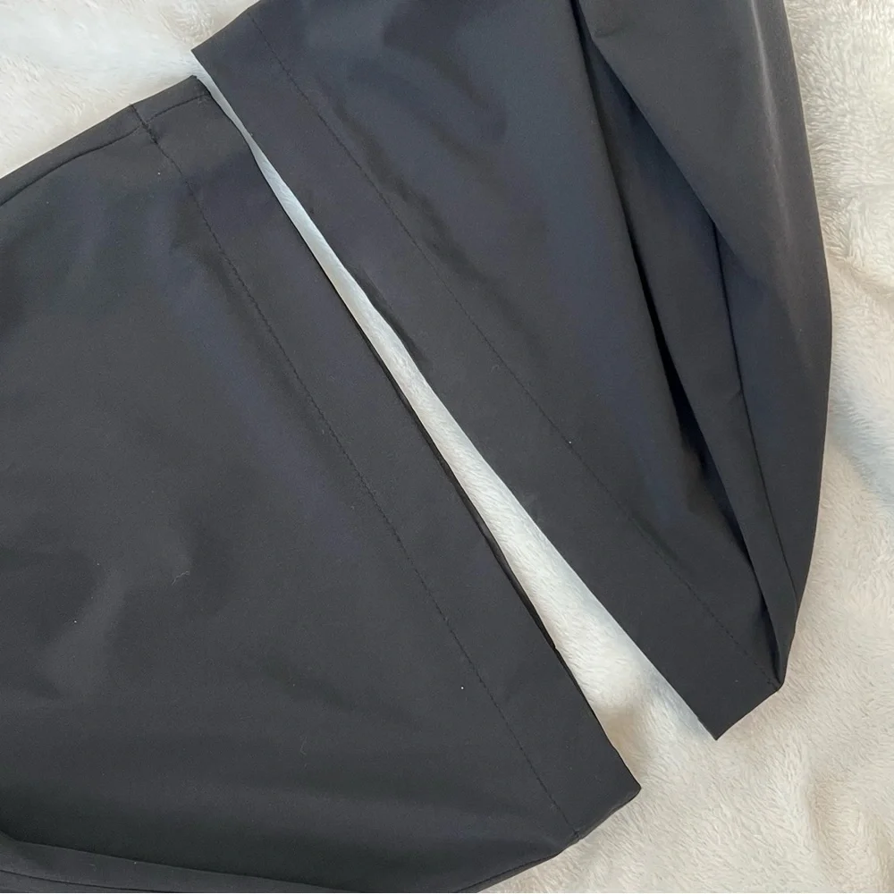 ALO Yoga Black Wide-Leg High-Rise Pants - Picture 12 of 16